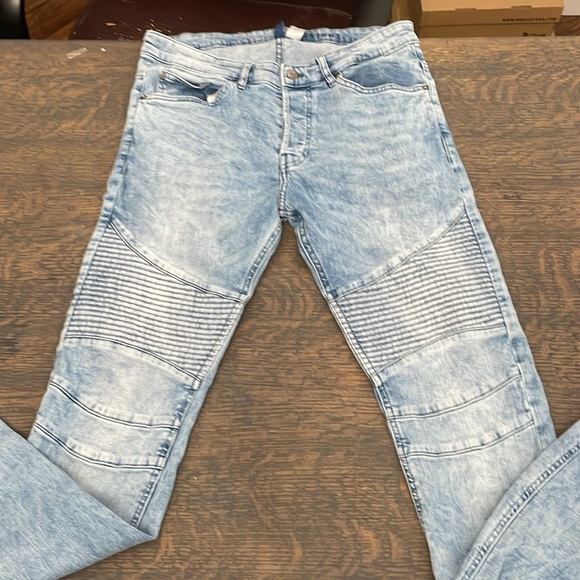 Men’s DIVIDED 34x31 Moto Jeans - Picture 5 of 5